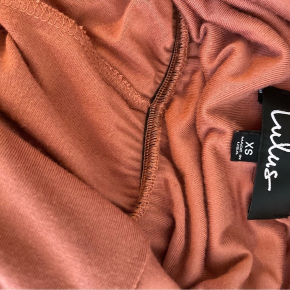 🎉Sale🎉Lulu’s Sleeveless Rust Dress - Picture 9 of 10